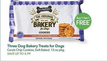 Publix Three dog bakery treats for dogs offer