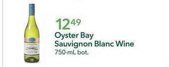 Publix Oyster bay sauvignon blanc wine offer