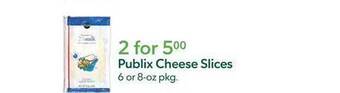 Publix Publix cheese slices offer