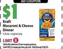 Festival Foods Kraft macaroni & cheese dinner offer