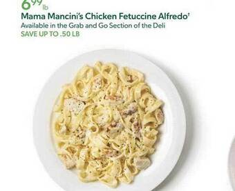 Publix Mama mancini's chicken fetuccine alfredo offer