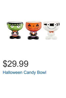 Costco Halloween candy bowl offer