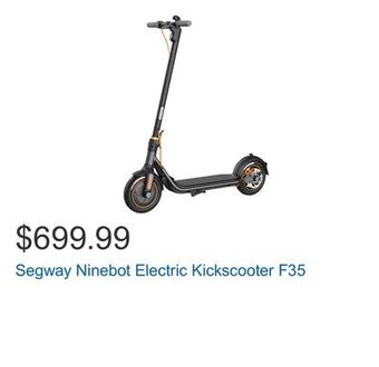 Costco Segway ninebot electric kickscooter f35 offer