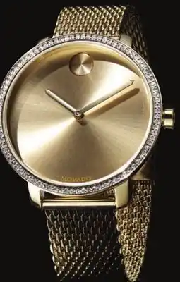 Macy's Movado women's swiss bold gold ion-plated stainless steel mesh bracelet watch 34mm offer