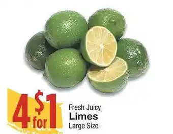 Amigos United Fresh juicy limes offer