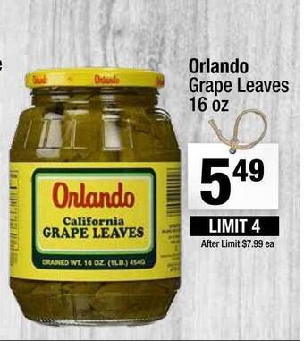 Super King Markets Orlando grape leaves offer