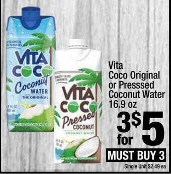 Super King Markets Vita coco original or pressed coconut water offer