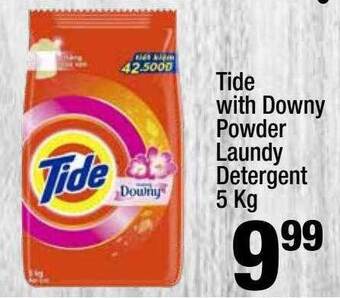 Super King Markets Tide with downy powder laundry detergent offer