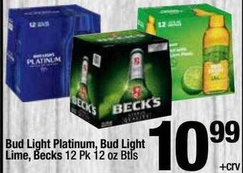 Super King Markets Bud light platinum bud light lime becks offer