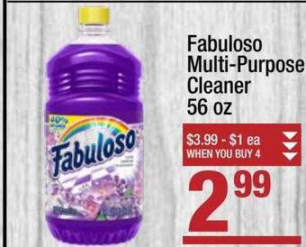 Super King Markets Fabuloso multi-purpose cleaner offer