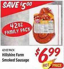 IGA Hillshire farm smoked sausage offer
