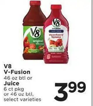 V8 v-fusion or juice
