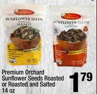 Super King Markets Premium orchard sunflower seeds roasted or roasted and salted offer