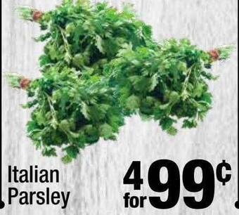 Super King Markets Italian parsley offer