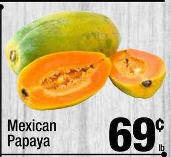 Super King Markets Mexican papaya offer