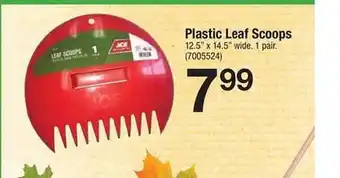 Ace Hardware Plastic leaf scoops offer