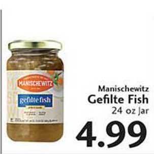 Sunset Foods Manischewitz gefilte fish offer