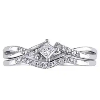 Kohl's Diamond engagement ring set in 10k white gold (1/5 carat t.w.) offer