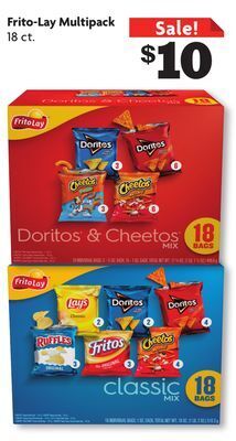 Family Dollar Frito-lay multipack offer