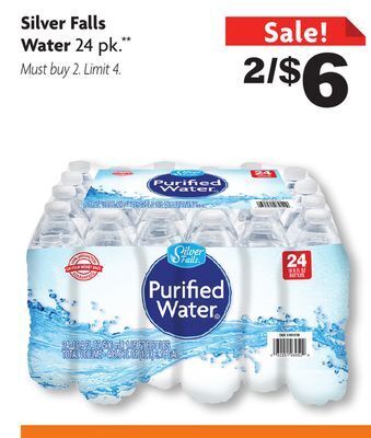 Family Dollar Silver falls water offer