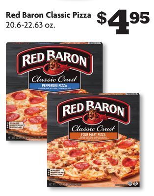 Family Dollar Red baron classic pizza offer