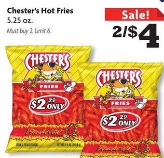 Family Dollar Chester's hot fries offer