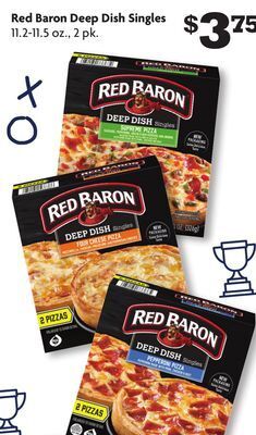 Family Dollar Red baron deep dish singles offer