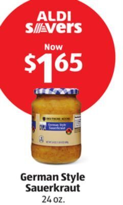 Aldi German style sauerkraut offer