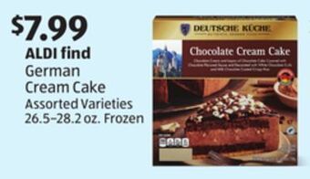 Aldi German cream cake offer