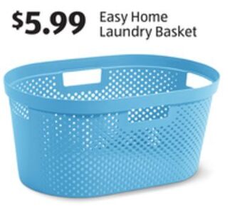 Aldi Easy home laundry basket offer