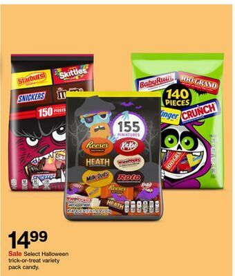Target Select halloween trick-or-treat variety pack candy offer