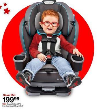 Target Graco extend2fit 3-in-1 car seat offer