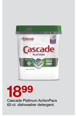 Target Cascade platinum actionpacs offer
