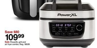 Target Powerxl grill and air fryer combo offer