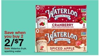 Target Waterloo 8-pk. sparkling water offer