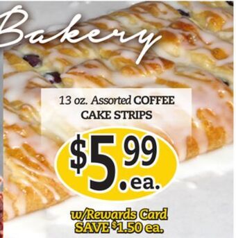 Dearborn Market Coffee cake strips offer
