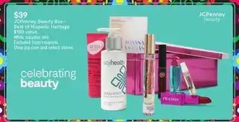 JC Penney Jcpenney beauty box–best of hispanic heritage offer