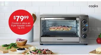 JC Penney Cooks 6-slice air fryer toaster oven offer