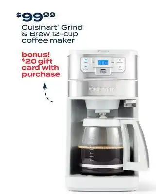 Cuisinart® grind & brew 12-cup coffeemaker blade in stainless steel/grey