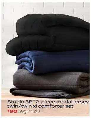 Bed Bath & Beyond Studio 3b™ modal jersey 3-piece comforter set offer