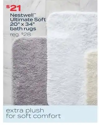 Nestwell™ ultimate soft 20" x 34" bath rugs
