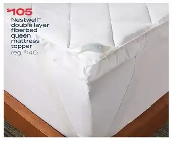 Nestwell™ double layer fiberbed mattress topper