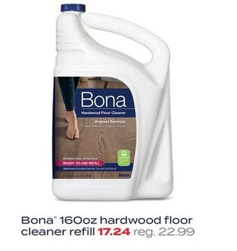 Bed Bath & Beyond Bona® hardwood floor cleaner refill 160 oz offer