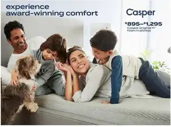 Bed Bath & Beyond Casper original 11" foam twin mattress offer
