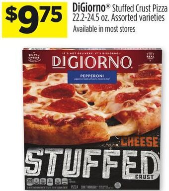 Dollar General Digiorno® stuffed crust pizza offer