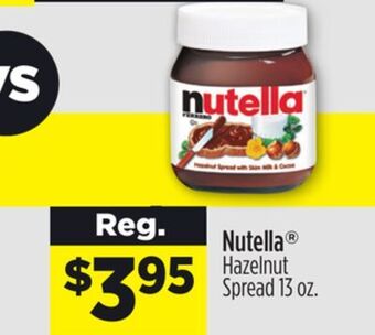 Dollar General Nutella® hazelnut spread offer