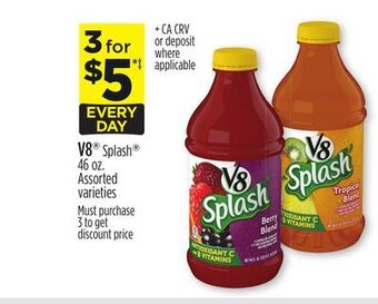 Dollar General V8® splash® offer