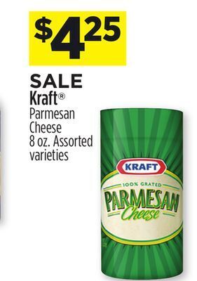 Dollar General Kraft® parmesan cheese offer