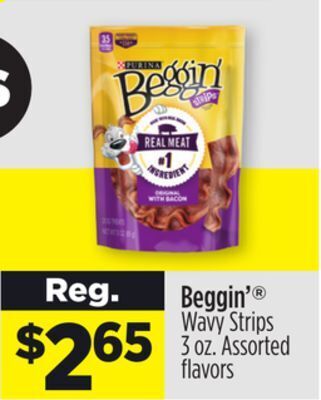 Dollar General Purina beggin'® wavy strips offer