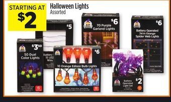 Dollar General Halloween lights offer